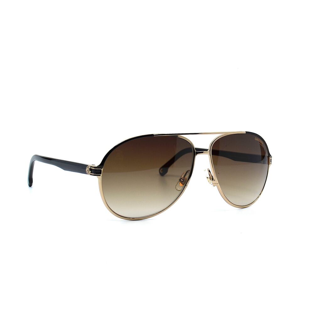 NEW CARRERA 1051/S GOLD/BLACK BROWN AVIATOR AUTHENTIC SUNGLASSES